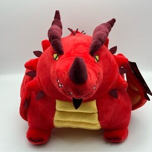 Dungeons & Dragons Honor Among Thieves Themberchaud Plush Kidrobot Red 10x20 NWT
